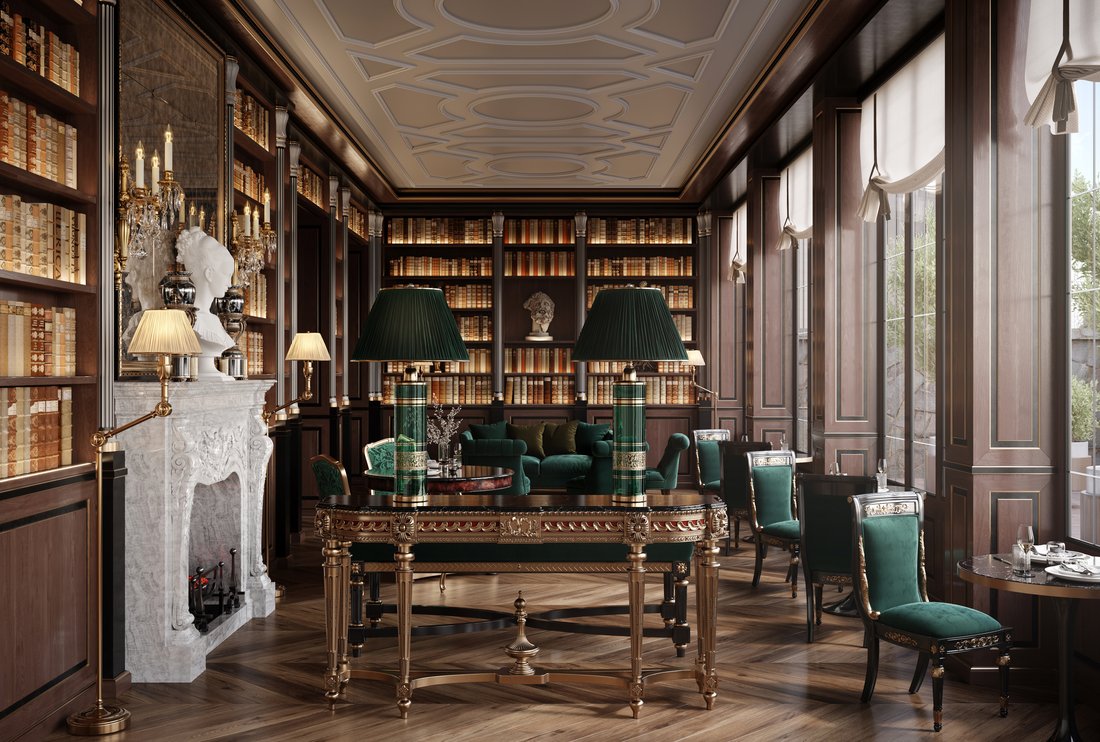 Ashford Estate — The Ashford Library — Hall
